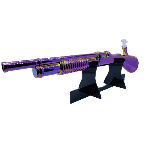 SG-RBW-002 Get Lost - Shotgun Glass Water Pipe (Rainbow) - Image 2