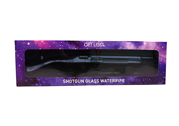 SG-RBW-002 Get Lost - Shotgun Glass Water Pipe (Rainbow) - Image 8