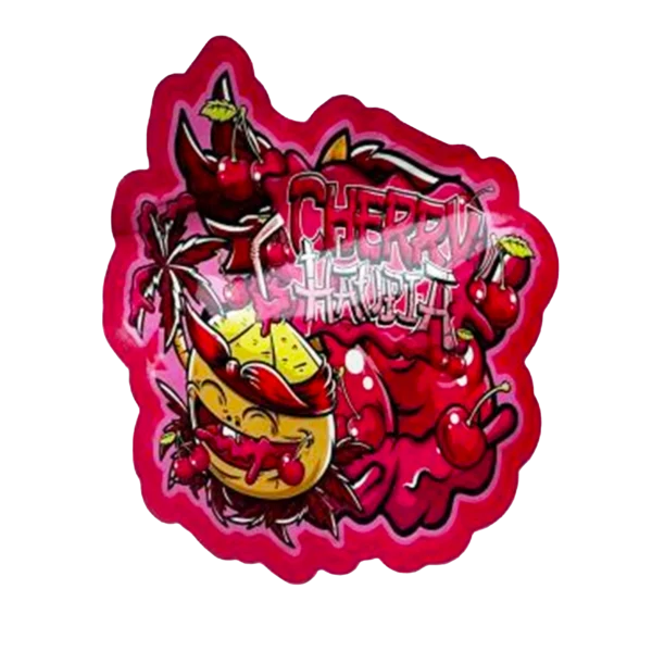 3.5g Shaped Mylar Bag – Premium Smell-Proof Flower Packaging - Cherry Hat Pia (50 Count) SMB-35G-019