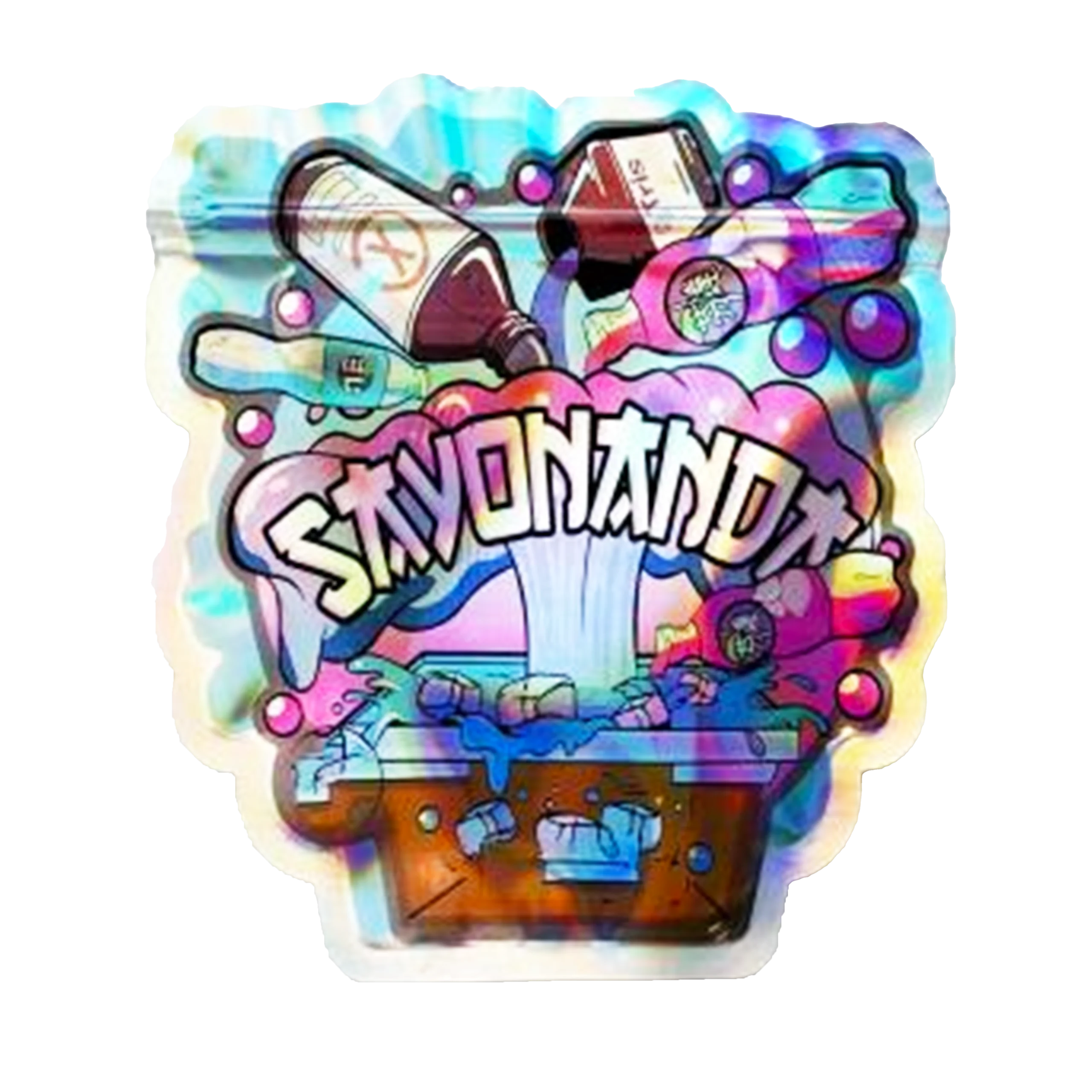 3.5g Shaped Mylar Bag – Premium Smell-Proof Flower Packaging – Sayonanda (50 Count) SMB-35G-021