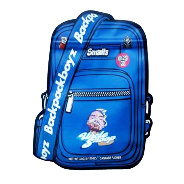 3.5g Shaped Mylar Bag – Premium Smell-Proof Flower Packaging - Backpack Boyz Uncle Snoop (50 Count) SMB-35G-045