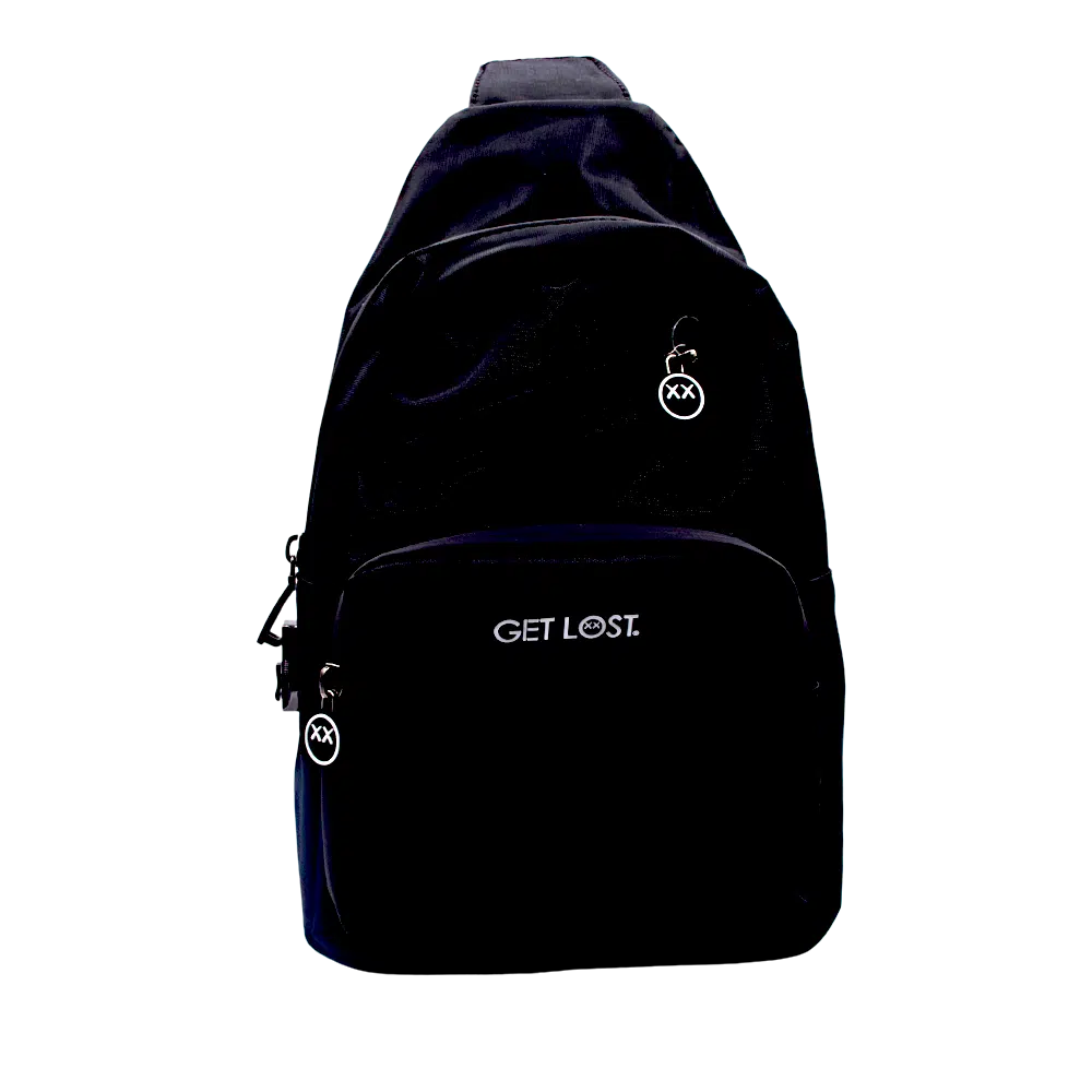 SPBK-BLK-001 Get Lost Smell-Proof Premium Shoulder Bag (Black)