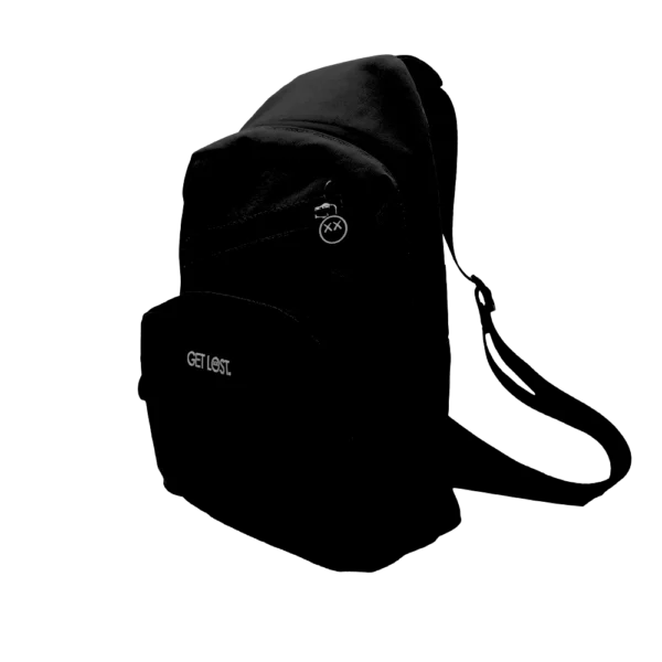 SPBK-BLK-001 Get Lost Smell-Proof Premium Shoulder Bag (Black) - Image 3