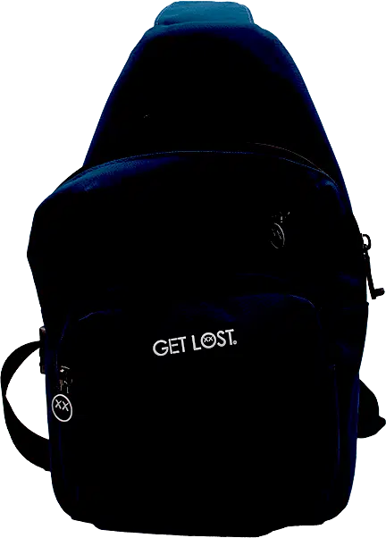 SPBK-DBLU-005 Get Lost Smell-Proof Premium Shoulder Bag (Dark Blue)