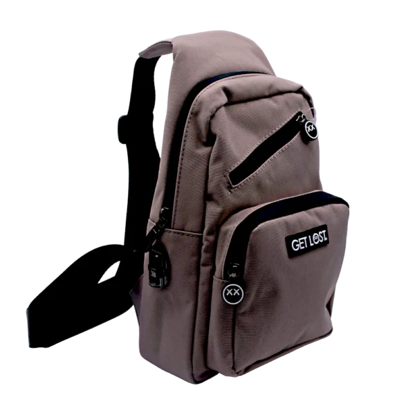 SPBK-GRY-003 Get Lost Smell-Proof Premium Shoulder Bag  (Grey) - Image 2