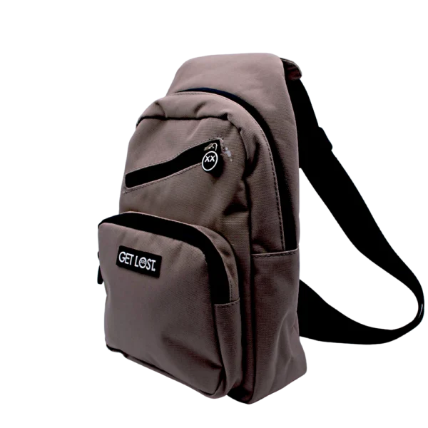 SPBK-GRY-003 Get Lost Smell-Proof Premium Shoulder Bag  (Grey) - Image 11