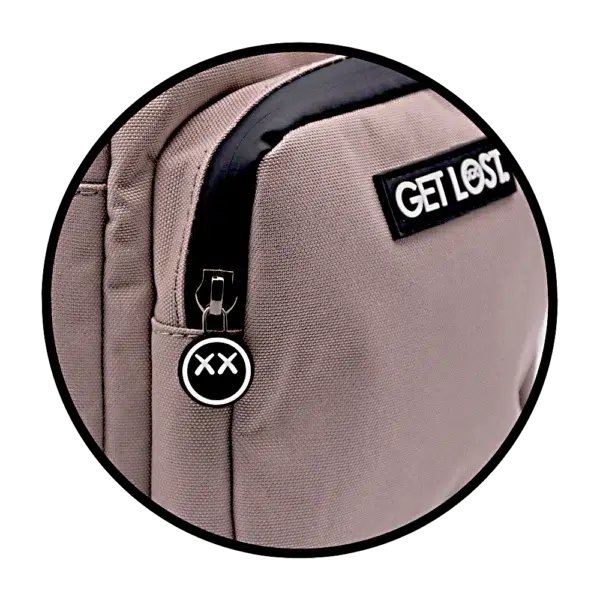 SPBK-GRY-003 Get Lost Smell-Proof Premium Shoulder Bag  (Grey) - Image 14