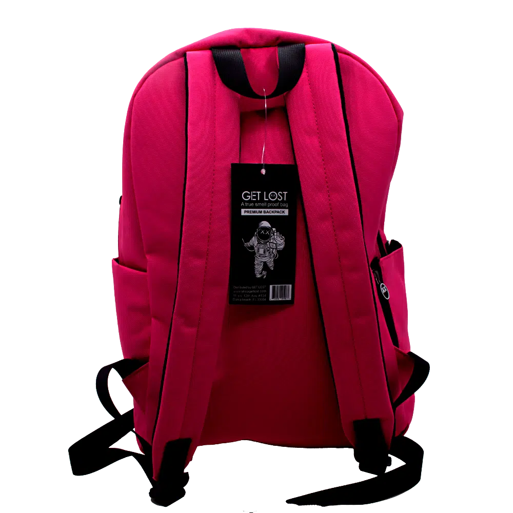 SPBP-PNK-002 Get Lost Smell Proof Backpack (Pink) - Image 5