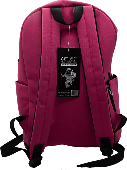 SPBP-PNK-002 Get Lost Smell Proof Backpack (Pink) - Image 8