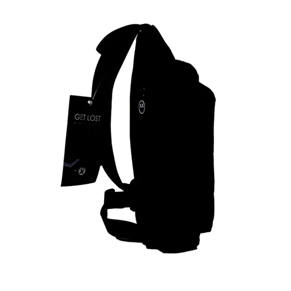 SPCB-BLK-001 Get Lost Smell-Proof Premium Convertible Shoulder Bag/Backpack (Black) - Image 2