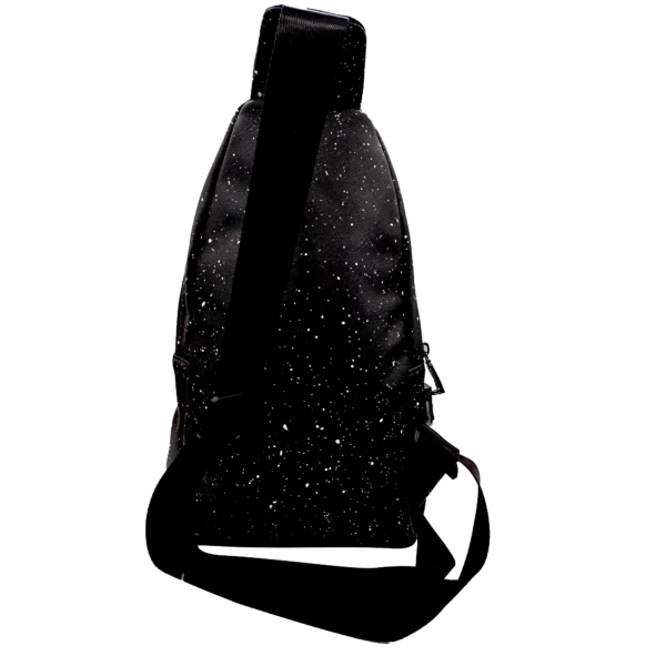 SPCB-BLK-001 Get Lost Smell-Proof Premium Convertible Shoulder Bag/Backpack (Black) - Image 6