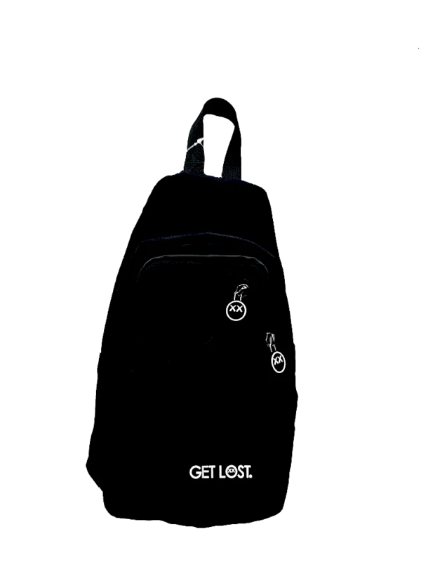 SPCB-BLK-001 Get Lost Smell-Proof Premium Convertible Shoulder Bag/Backpack (Black) - Image 3