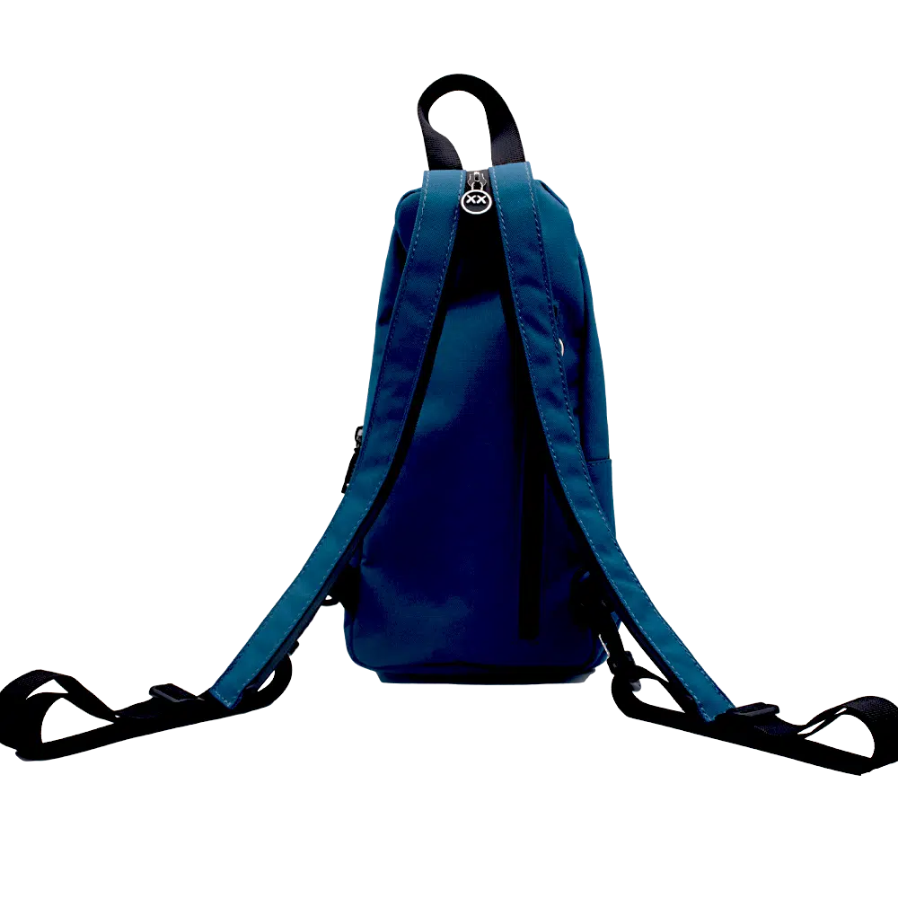 SPCB-BLU-004 Get Lost Smell-Proof Premium Convertible Shoulder Bag/Backpack (Blue) - Image 5