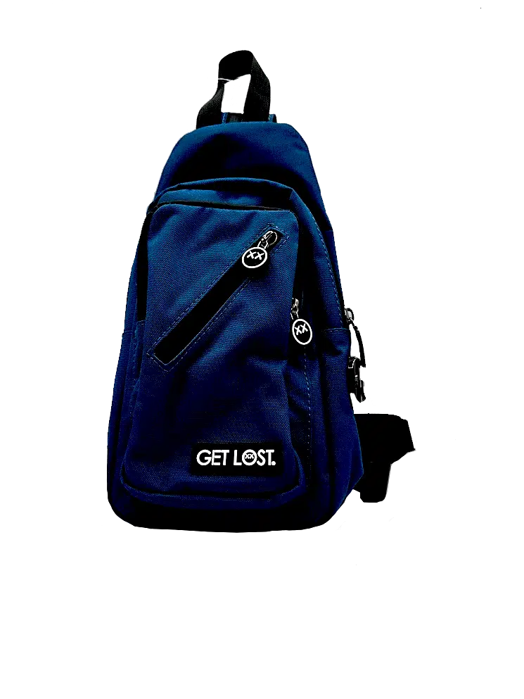 SPCB-BLU-004 Get Lost Smell-Proof Premium Convertible Shoulder Bag/Backpack (Blue)