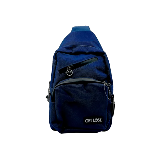 SPCB-DBLU-005 Get Lost Smell-Proof Premium Convertible Shoulder Bag/Backpack (Dark Blue)