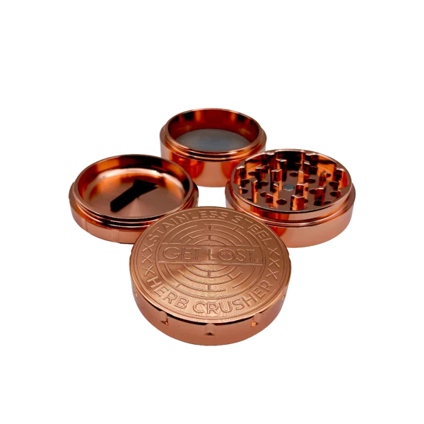 SSG-RG-003 Stainless Steel Herb Grinder (Rose Gold)