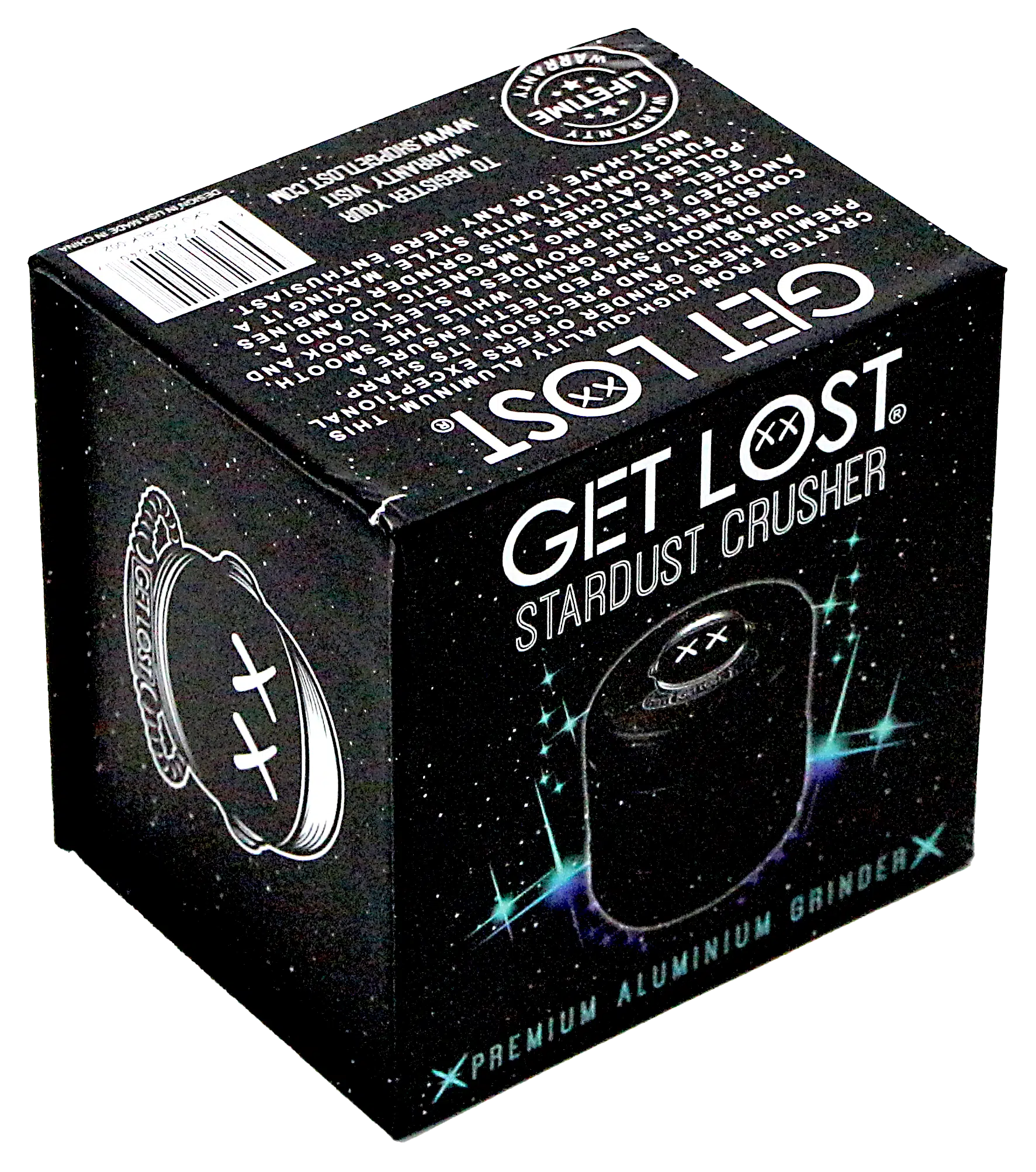 SC-BLK-002 Get Lost - Stardust Crusher Gradient Premium Grinder (Black) - Image 15