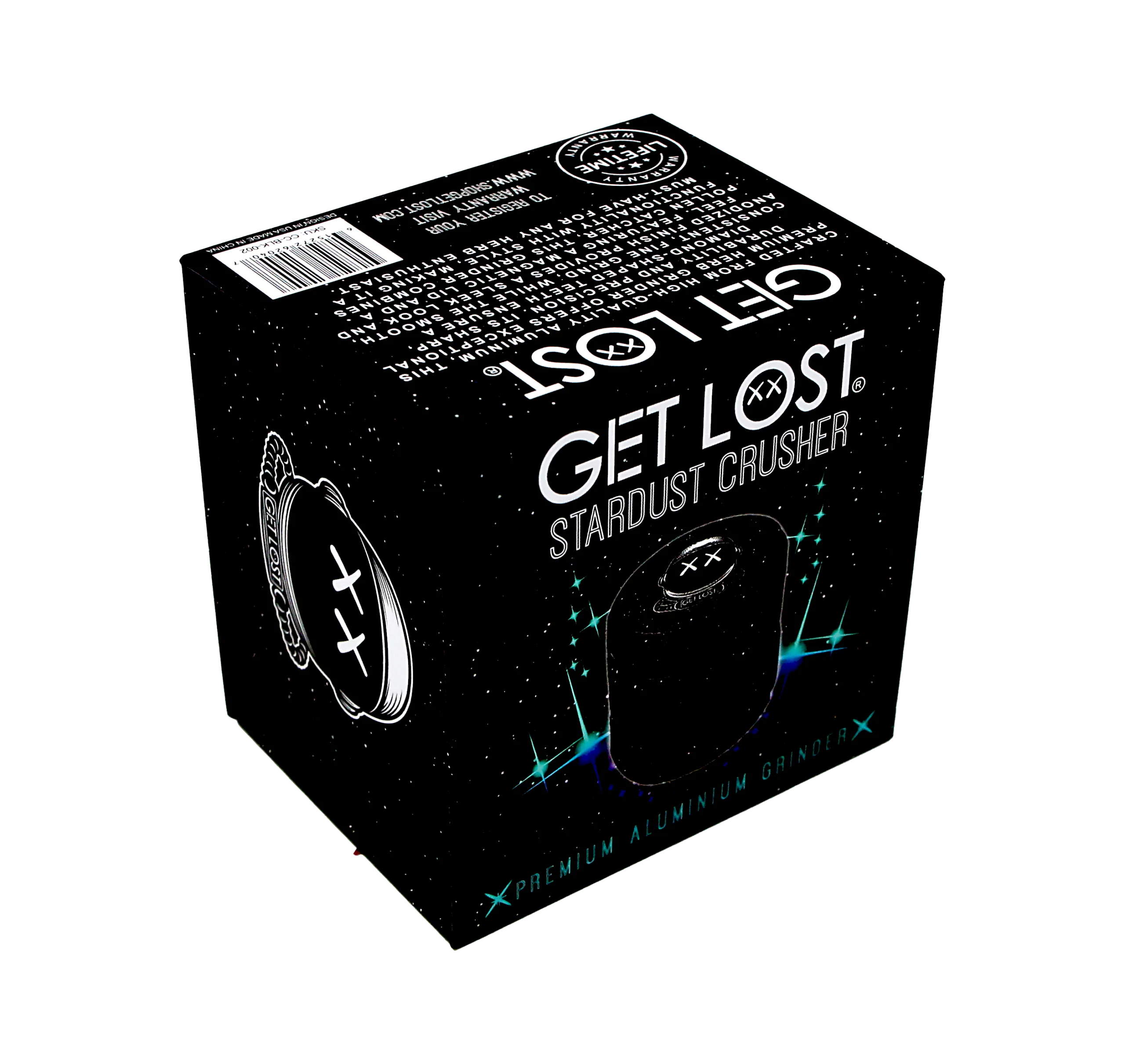 SC-BLK-002 Get Lost - Stardust Crusher Gradient Premium Grinder (Black) - Image 13