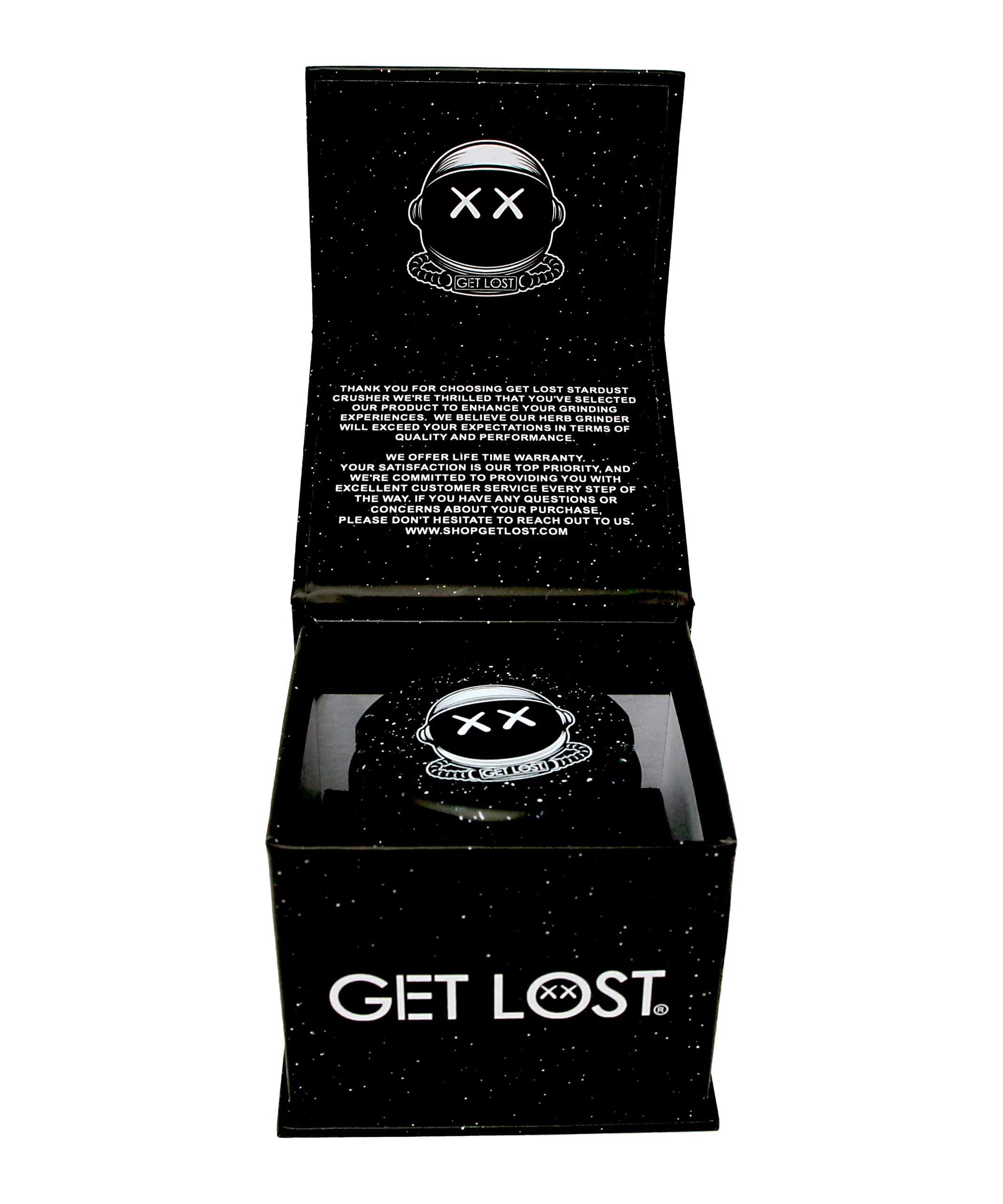 SC-BLK-002 Get Lost - Stardust Crusher Gradient Premium Grinder (Black) - Image 6