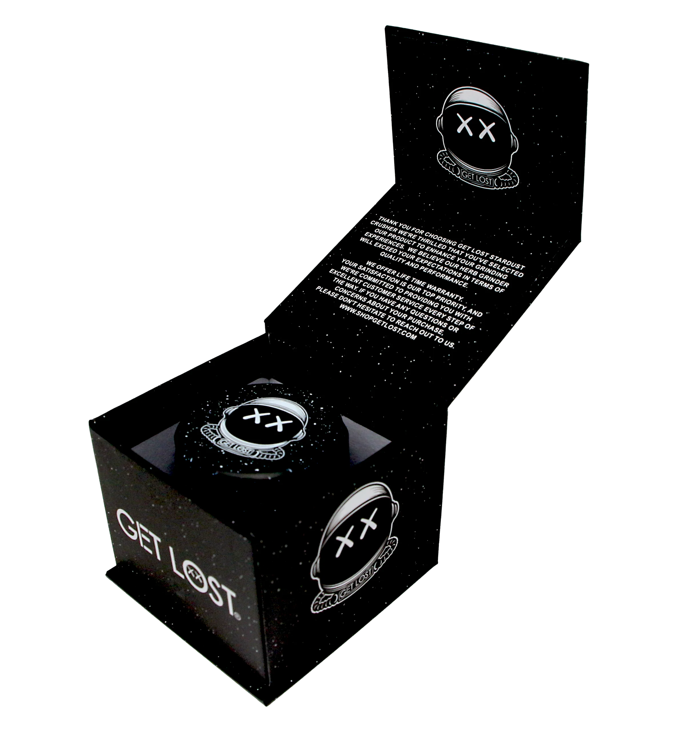 SC-BLK-002 Get Lost - Stardust Crusher Gradient Premium Grinder (Black) - Image 8