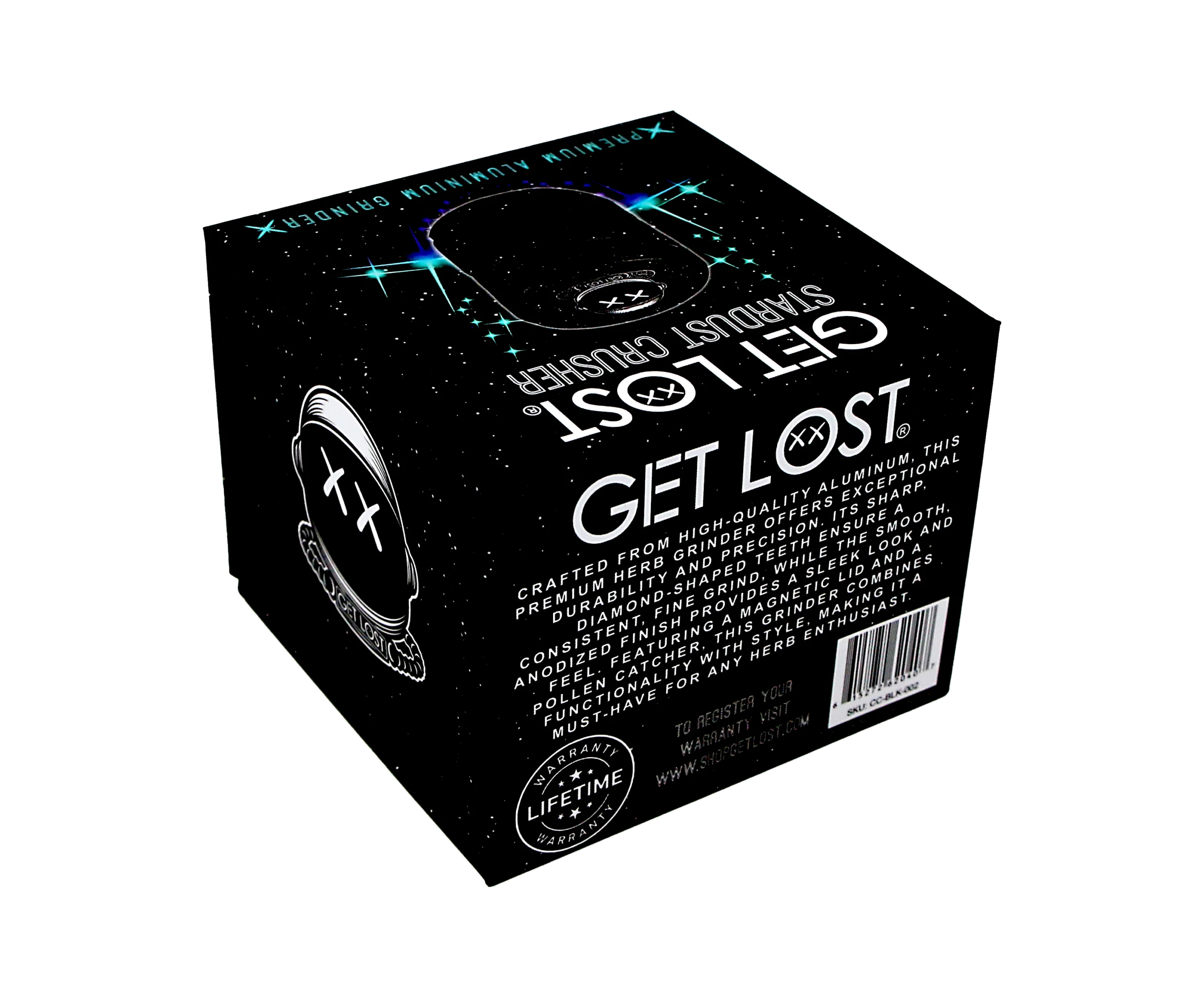 SC-BLK-002 Get Lost - Stardust Crusher Gradient Premium Grinder (Black) - Image 11