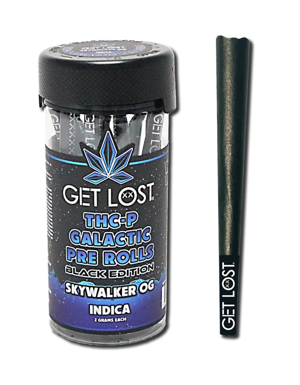 THCPBE-SO-006 - Get Lost THC-P Galactic Pre Rolls - Black Edition (10 Count) (Skywalker OG) Indica