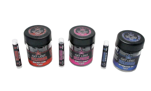 THCPD-AK-002 - THCP Diamond Galactic Pre Rolls Jar (10 Count) (Alien Kush) Indica - Image 3