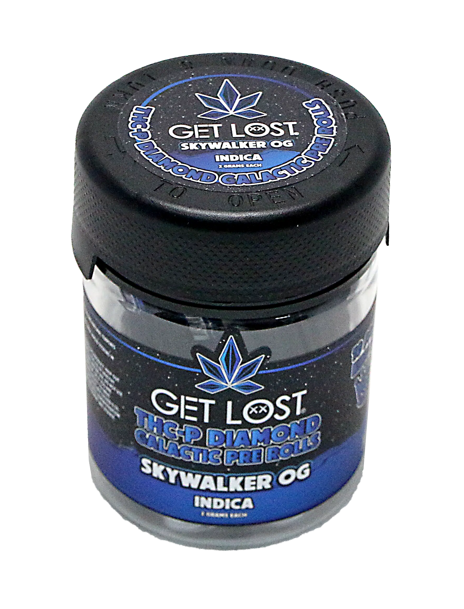 THCPD-SO-006 – THCP Diamond Galactic Pre Rolls Jar (10 Count) (Skywalker OG) Indica