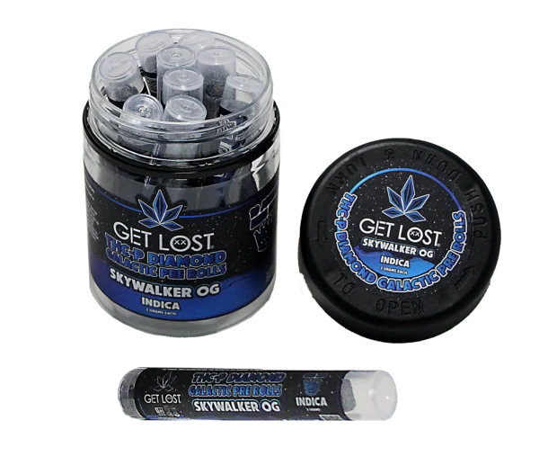 THCPD-SO-006 - THCP Diamond Galactic Pre Rolls Jar (10 Count) (Skywalker OG) Indica - Image 10