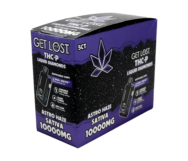 THCPV-AH-004 - Get Lost - THC-P Disposable Vape (5-Pack Assorted Flavors) (Astro Haze) Sativa - Image 12