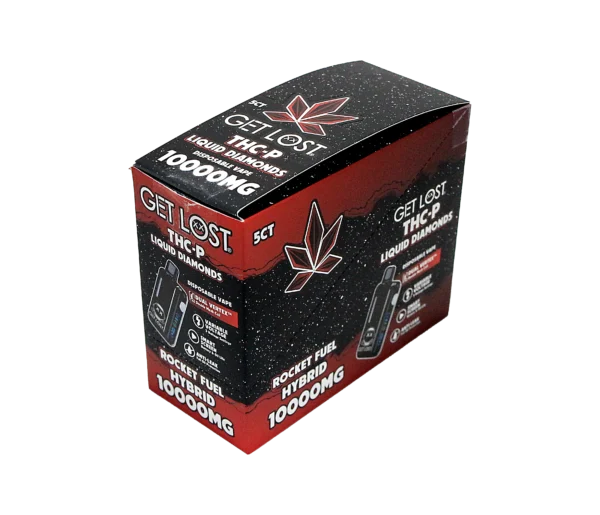 THCPV-RF-002 - Get Lost - THC-P Disposable Vape (5-Pack Assorted Flavors) (Rocket Fuel) Hybrid - Image 16