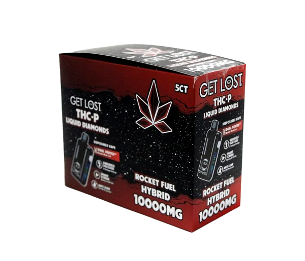 THCPV-RF-002 - Get Lost - THC-P Disposable Vape (5-Pack Assorted Flavors) (Rocket Fuel) Hybrid - Image 18