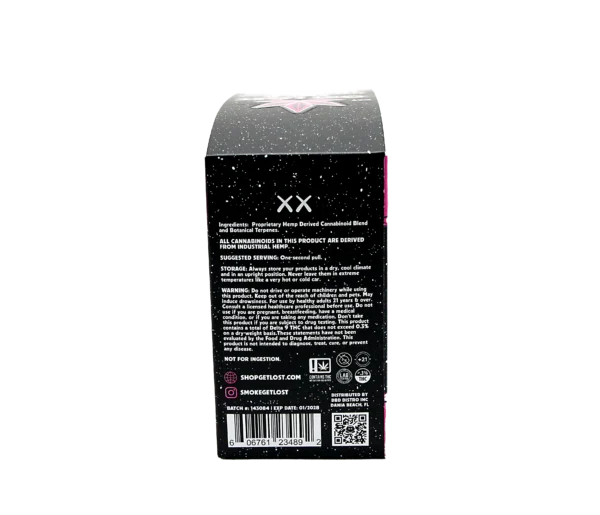 THCPV-RF-002 - Get Lost - THC-P Disposable Vape (5-Pack Assorted Flavors) (Rocket Fuel) Hybrid - Image 22