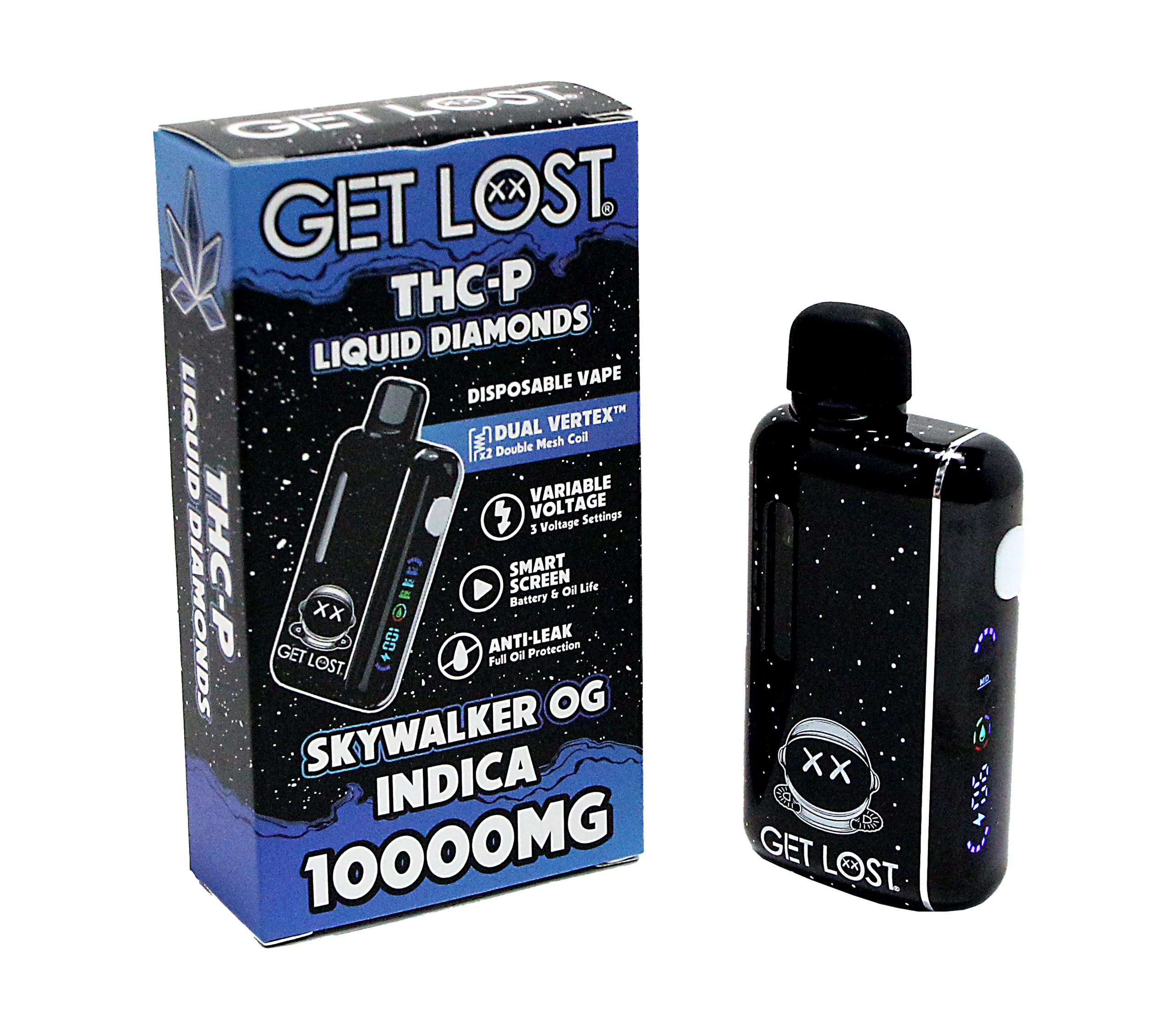 THCPV-SO-005 – Get Lost – THC-P Disposable Vape (5-Pack Assorted Flavors) (Skywalker OG) Indica