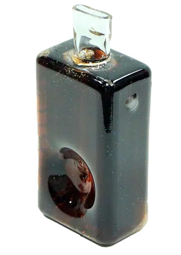 VHP-BLK-003 - Get Lost Vape Glycerine Hand Pipe (Black-Brown) - Image 6