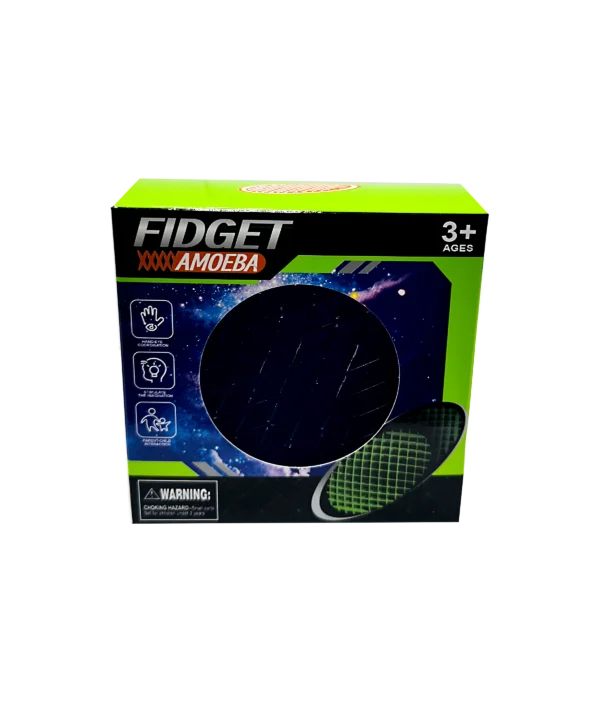WFD-001 - Worm Fidget Amoeba – (12 Count) (Red & Blue) - Image 6