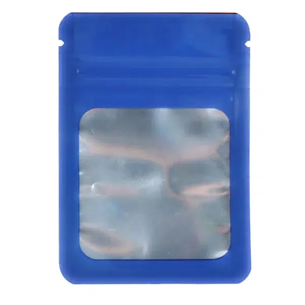 1 Gram Stock Mylar Bag – Premium Smell-Proof Flower Packaging - Blue Cheese (100 Count) WSMB-1G-003 - Image 2