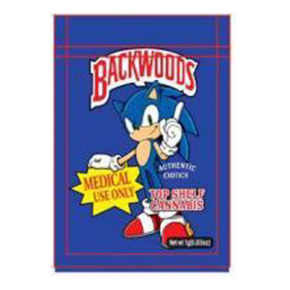 1 Gram Stock Mylar Bag – Premium Smell-Proof Flower Packaging – Backwoods Sonic (100 Count) WSMB-1G-008