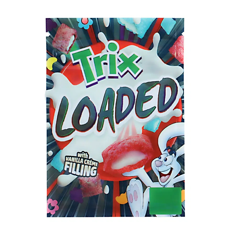 1 Gram Stock Mylar Bag – Premium Smell-Proof Flower Packaging – Trix Loaded (100 Count) WSMB-1G-039