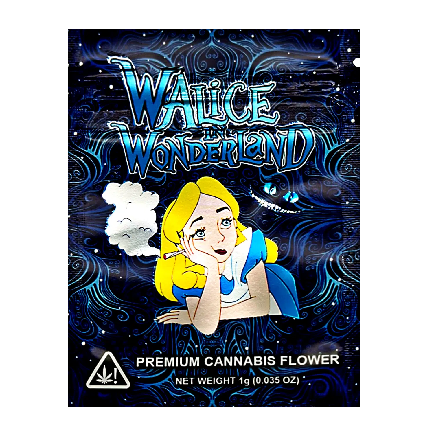 1 Gram Mylar Bag – Premium Smell-Proof Flower Packaging – Walice Wonderland (100 Count) CMB-1G-006