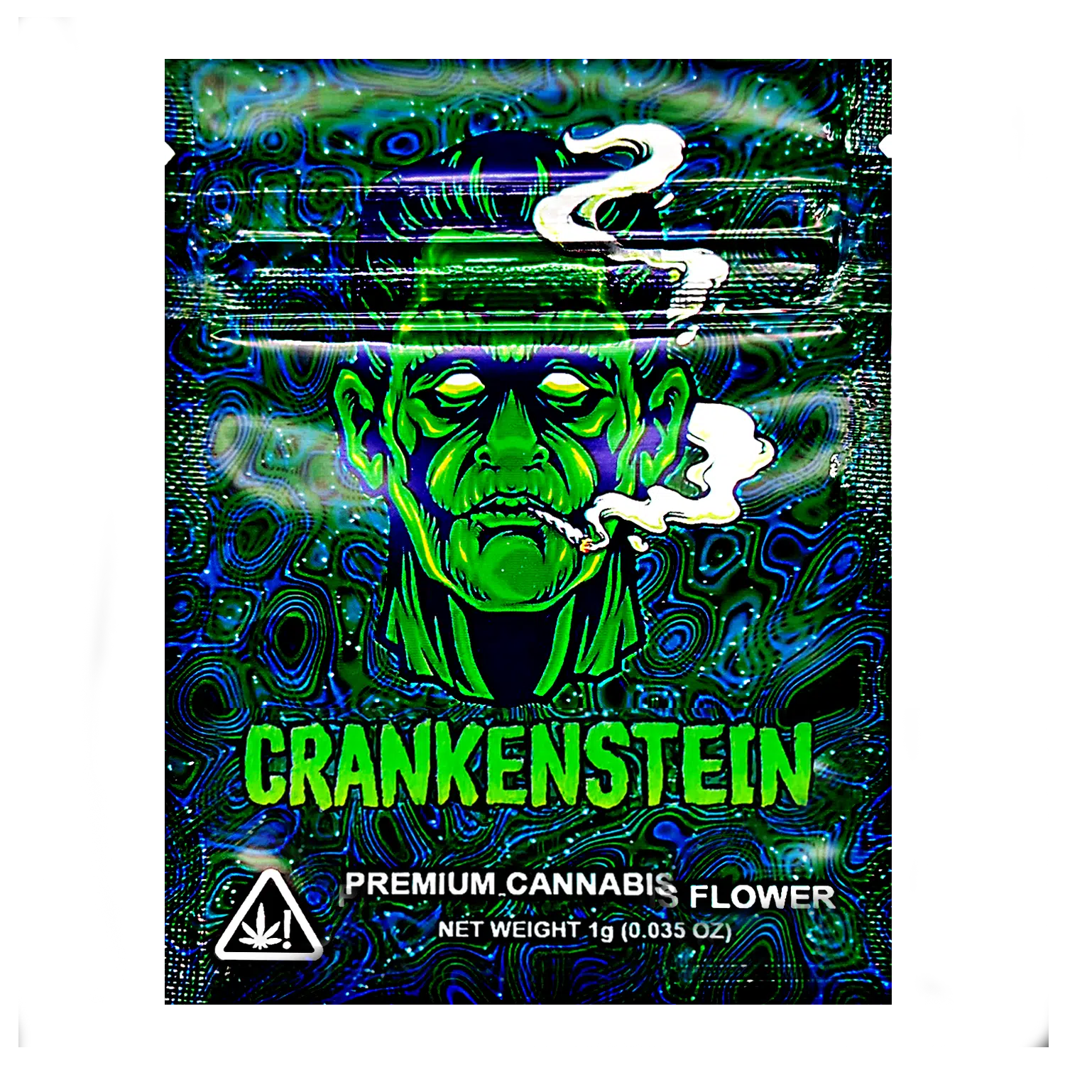 1 Gram Mylar Bag – Premium Smell-Proof Flower Packaging – Crankenstein (100 Count) CMB-1G-037