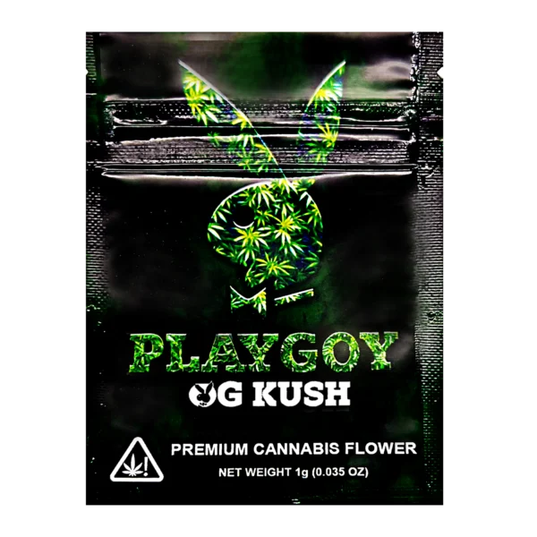 1 Gram Mylar Bag – Premium Smell-Proof Flower Packaging - Playgoy OG Kush (100 Count) CMB-1G-078