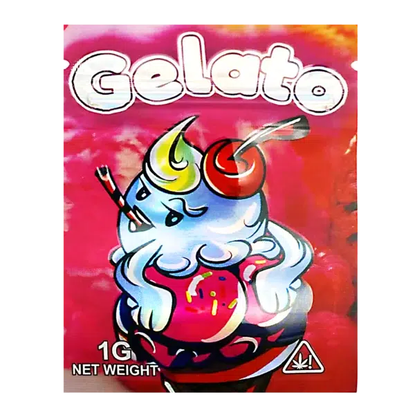 1 Gram Mylar Bag – Premium Smell-Proof Flower Packaging - Gelato Chick (100 Count) CMB-1G-112