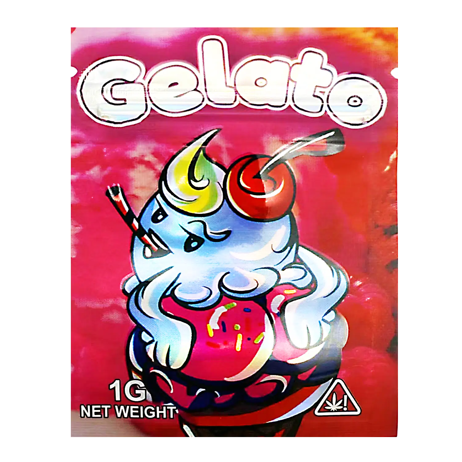 1 Gram Mylar Bag – Premium Smell-Proof Flower Packaging – Gelato Chick (100 Count) CMB-1G-112