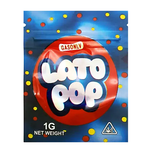 1 Gram Mylar Bag – Premium Smell-Proof Flower Packaging - Gasonly LatoPop (100 Count) CMB-1G-113