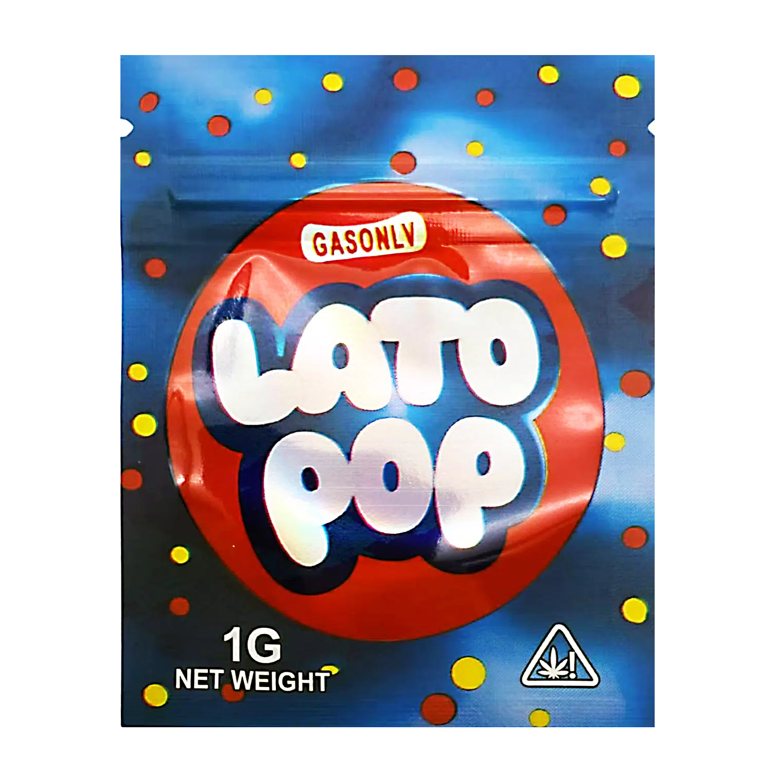 1 Gram Mylar Bag – Premium Smell-Proof Flower Packaging – Gasonly LatoPop (100 Count) CMB-1G-113