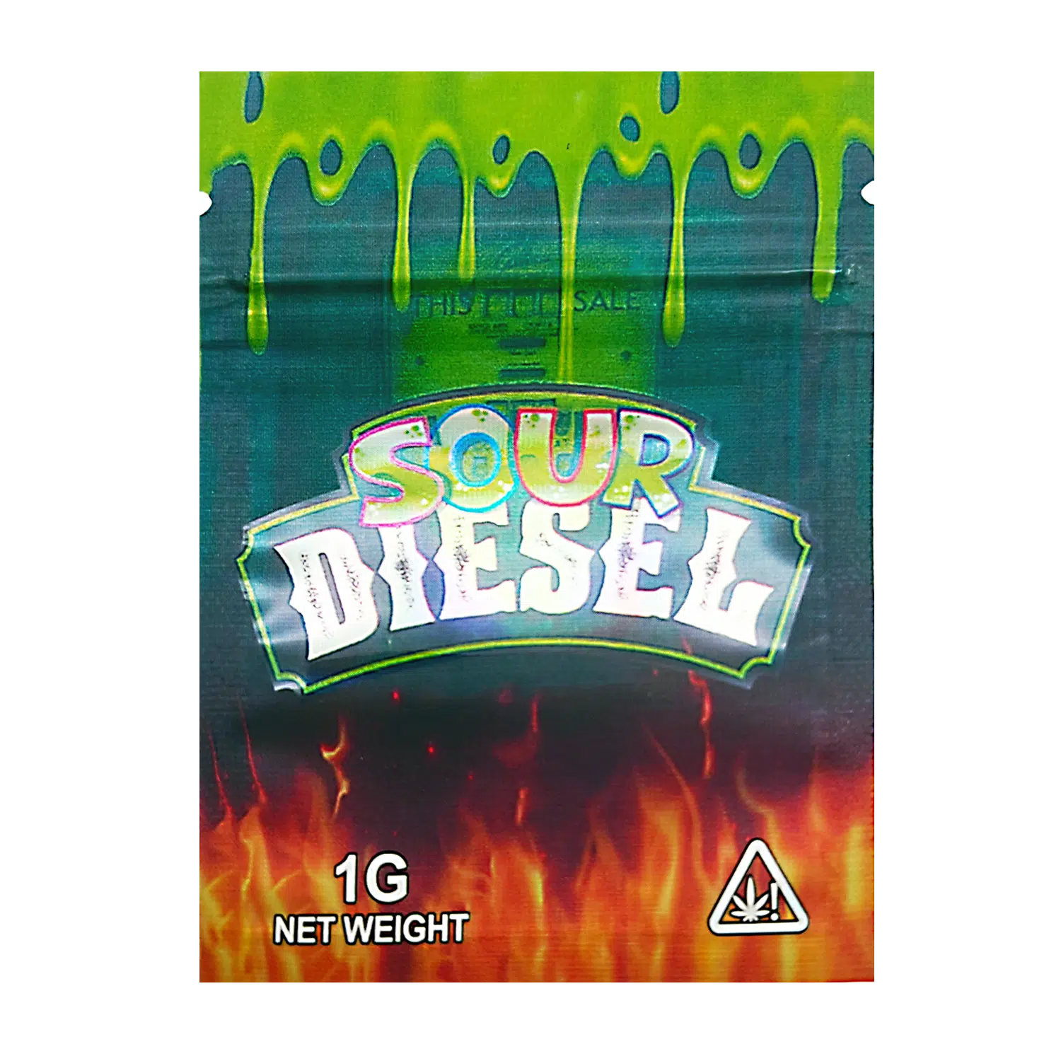 1 Gram Mylar Bag – Premium Smell-Proof Flower Packaging – Sour Diesel (100 Count) CMB-1G-126
