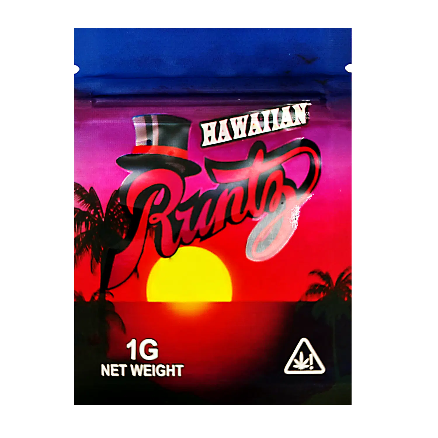 1 Gram Mylar Bag – Premium Smell-Proof Flower Packaging – Hawaiian Runtz (100 Count) CMB-1G-136