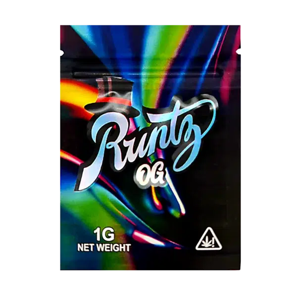1 Gram Mylar Bag – Premium Smell-Proof Flower Packaging - Runtz OG (100 Count) CMB-1G-137