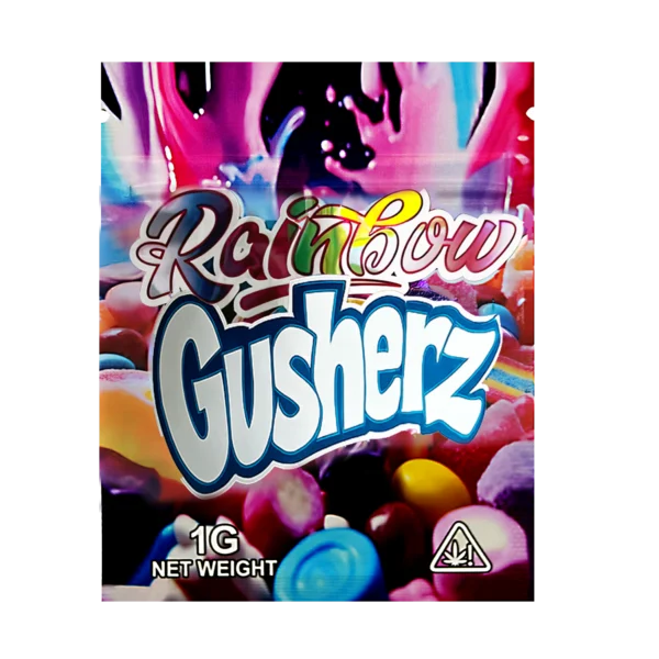 1 Gram Mylar Bag – Premium Smell-Proof Flower Packaging - Rainbow Gusherz (100 Count) CMB-1G-140